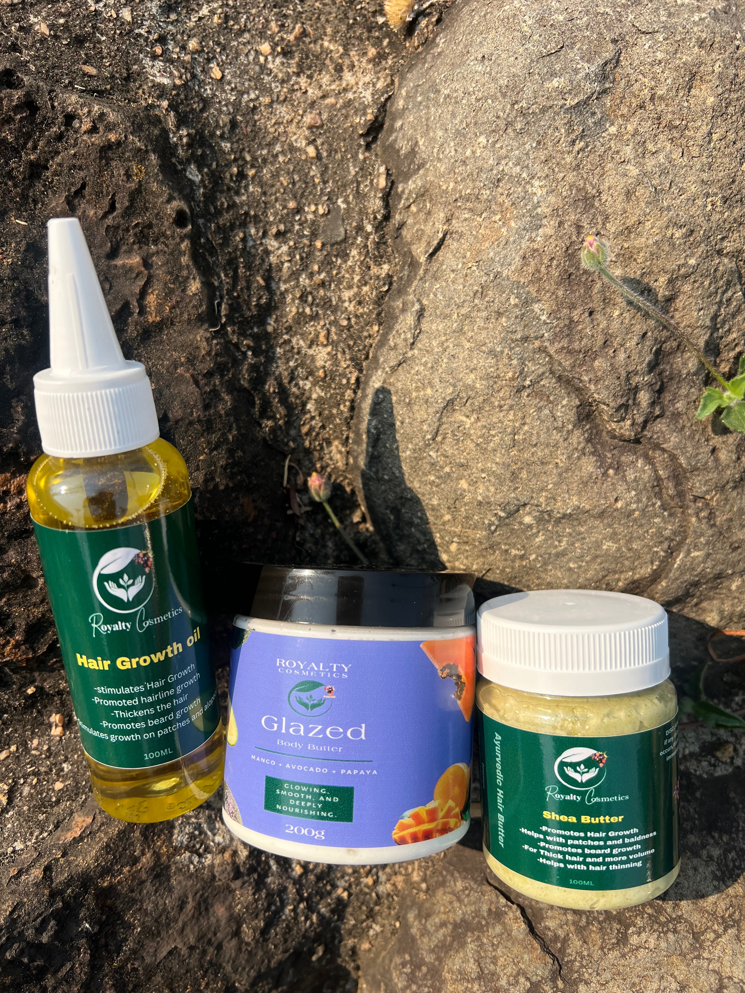 Hair growth combo and body butter