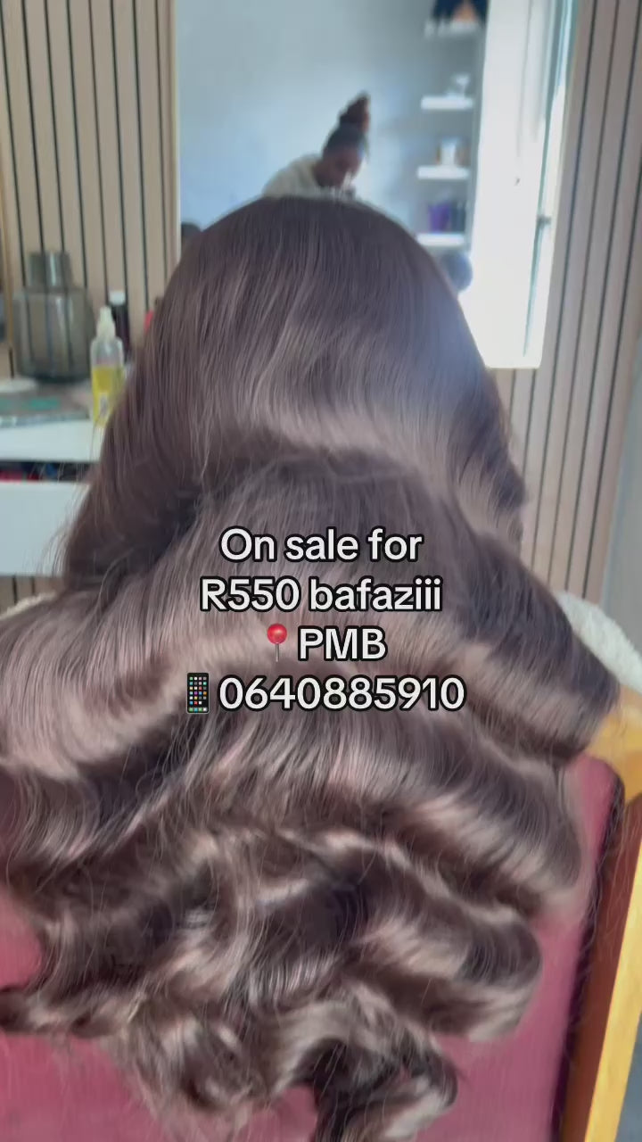 Body wave synthetic hair